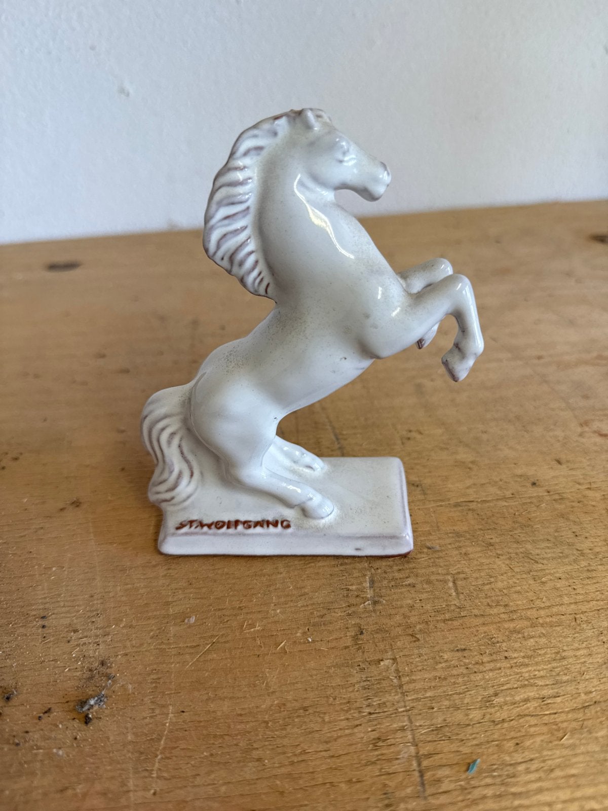 Vintage keramisch paardje St. Wolfgang souvenir, Ophalen of Verzenden