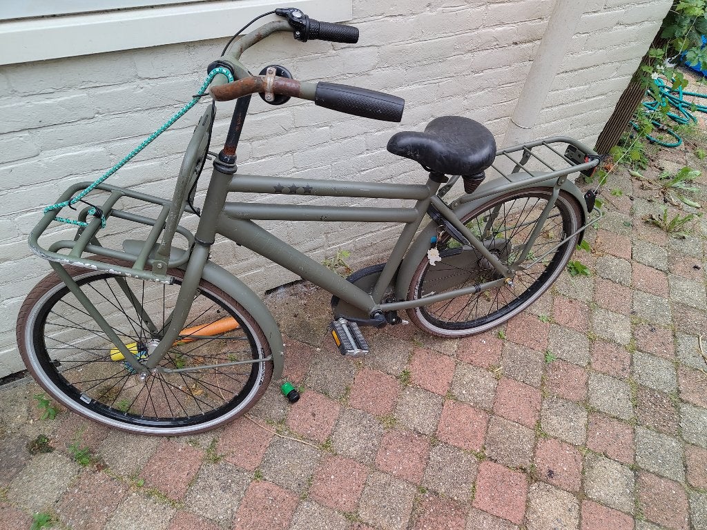 Groene Cortina kinderfiets 9/10 jaar, Ophalen, Gebruikt, 24 inch
