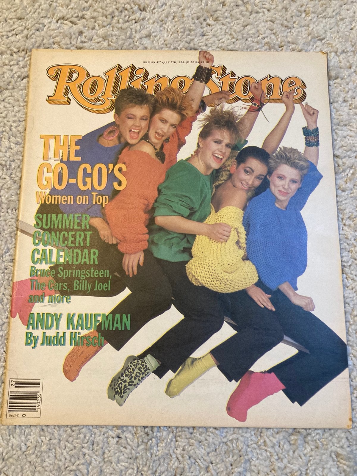 ROLLING STONE Magazine 1984 VAN MORRISON Squeeze SCORPIONS, Ophalen of Verzenden, Zo goed als nieuw, Muziek, Film of Tv