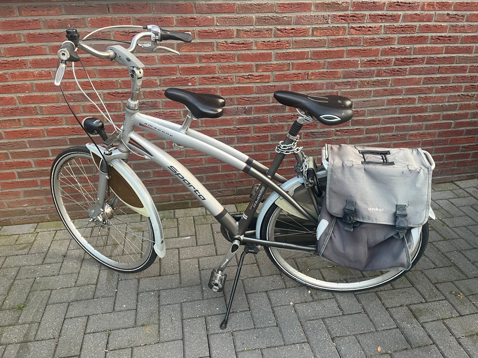 Sparta Amazone papa/mama fiets 59 frame 28 inch wielen., Fietsen en Brommers, Ophalen, Sparta, Gebruikt, Versnellingen