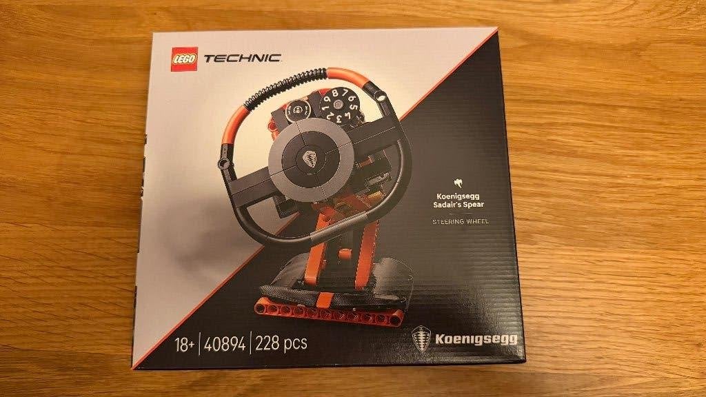 Lego technic 40894 Koenigsegg sadair’s spear steering wheel, Ophalen, Lego, Nieuw, Technic