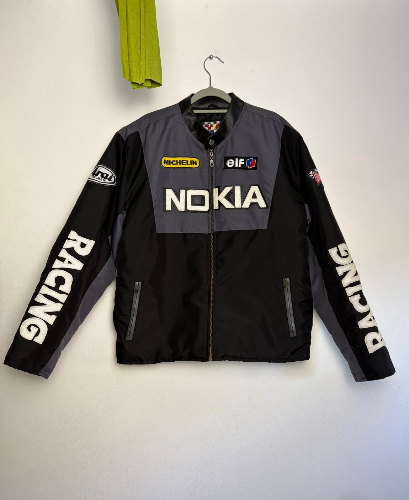 OXO Rally Nokia racing / motor jas, Kleding | Heren, Ophalen of Verzenden, Zo goed als nieuw, Maat 52/54 (L), Zwart