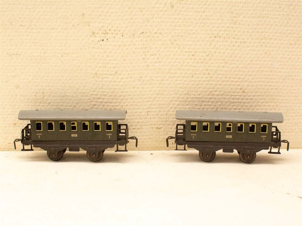 treintjes met rails 35569, Wisselstroom, Gebruikt, Wagon, Ophalen of Verzenden