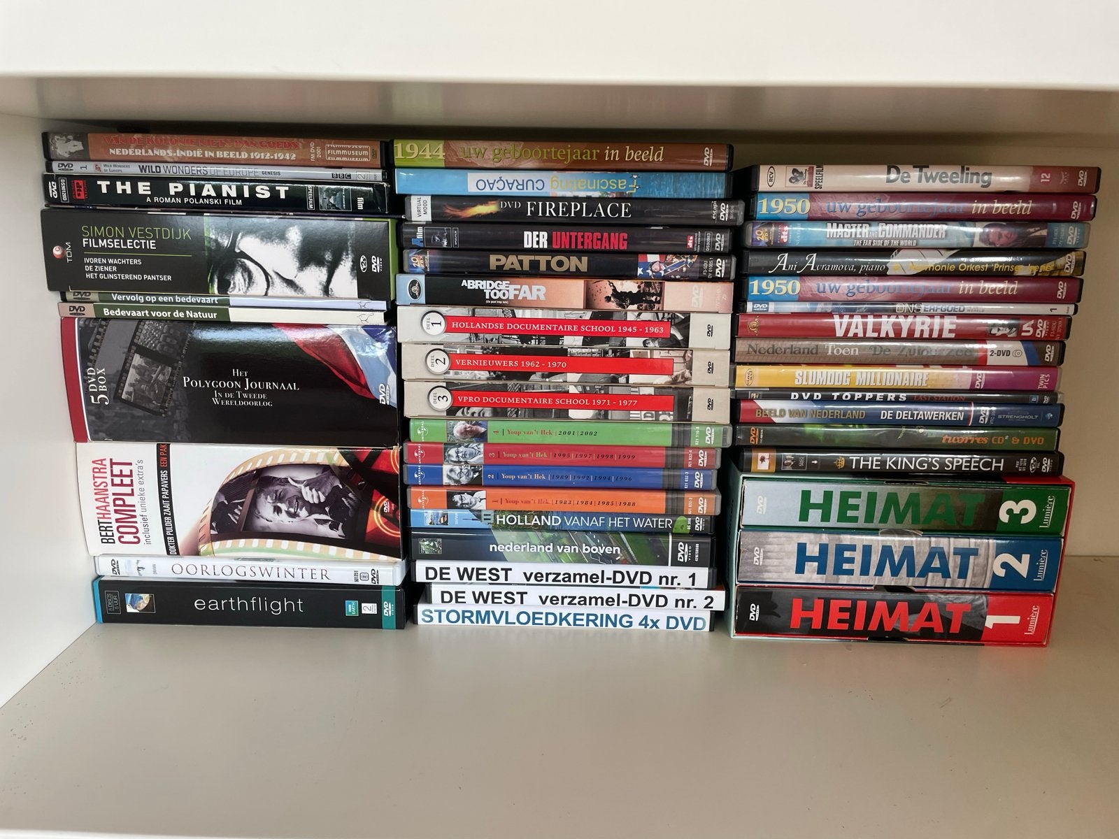 collectie diverse DVD's - Films en documentaires, Alle leeftijden, Ophalen of Verzenden, Zo goed als nieuw