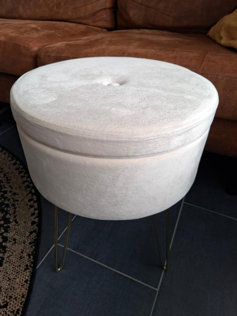 Hocker met opbergruimte, Ophalen of Verzenden, Hout