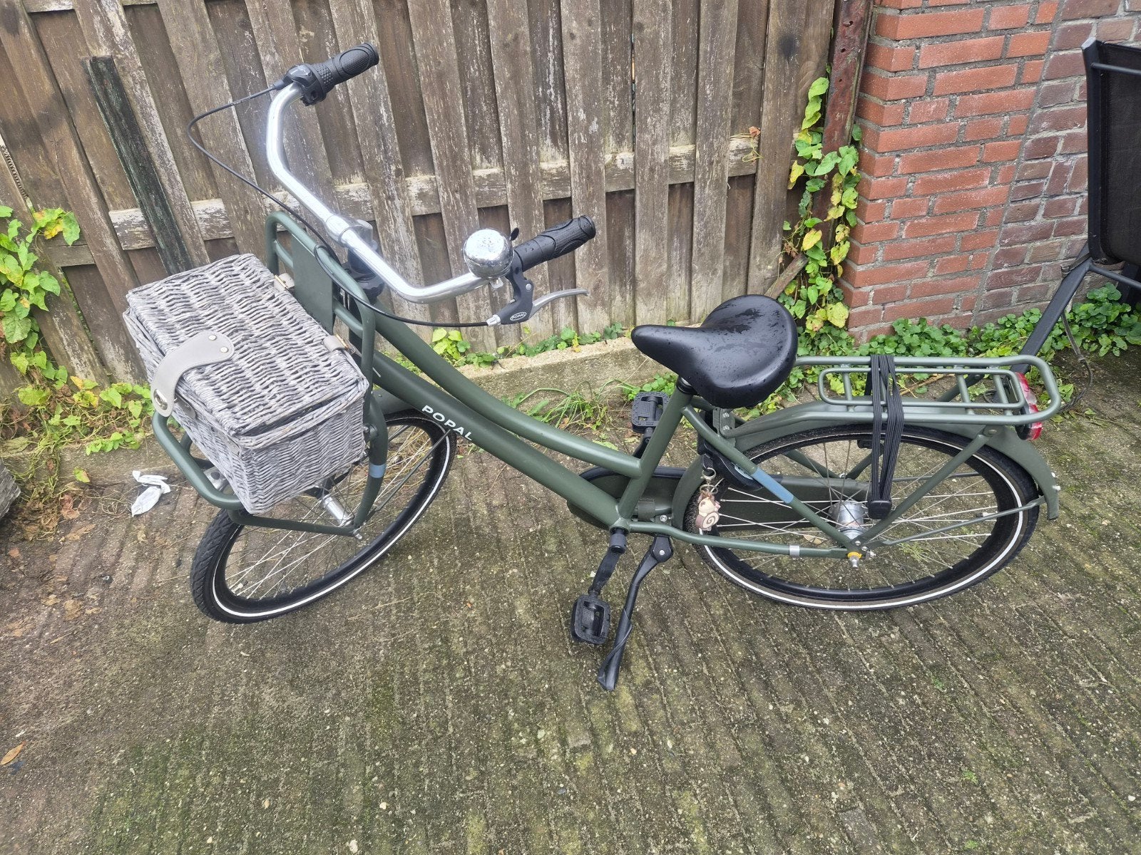 Popal Daily Dutch Basic fiets met mand, Overige merken, Terugtraprem, Ophalen of Verzenden, 53 tot 56 cm