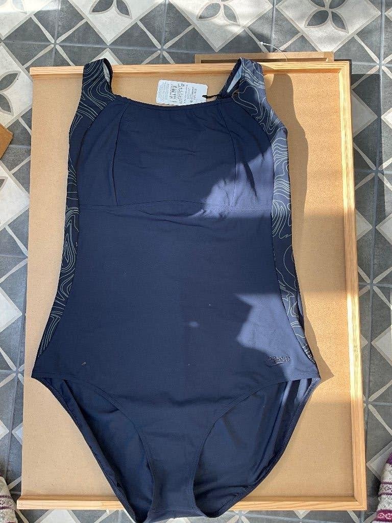 Speedo sculpture sportbadpak lunalustre maat 38 blauw, Speedo sculpture sportbadpak lunalustre maat 38 blauw, Zwart, Nieuw, Badpak