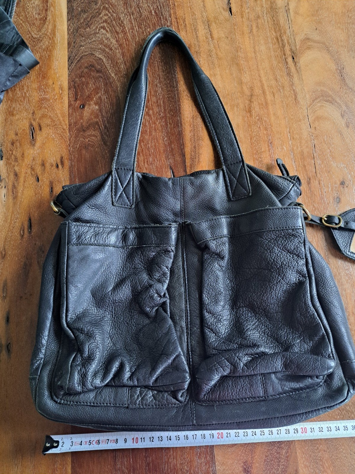 COWBOYSBAG Leren Handtas/Schoudertas - Zwart, Sieraden, Tassen en Uiterlijk, Tassen | Damestassen, Ophalen of Verzenden, Gebruikt