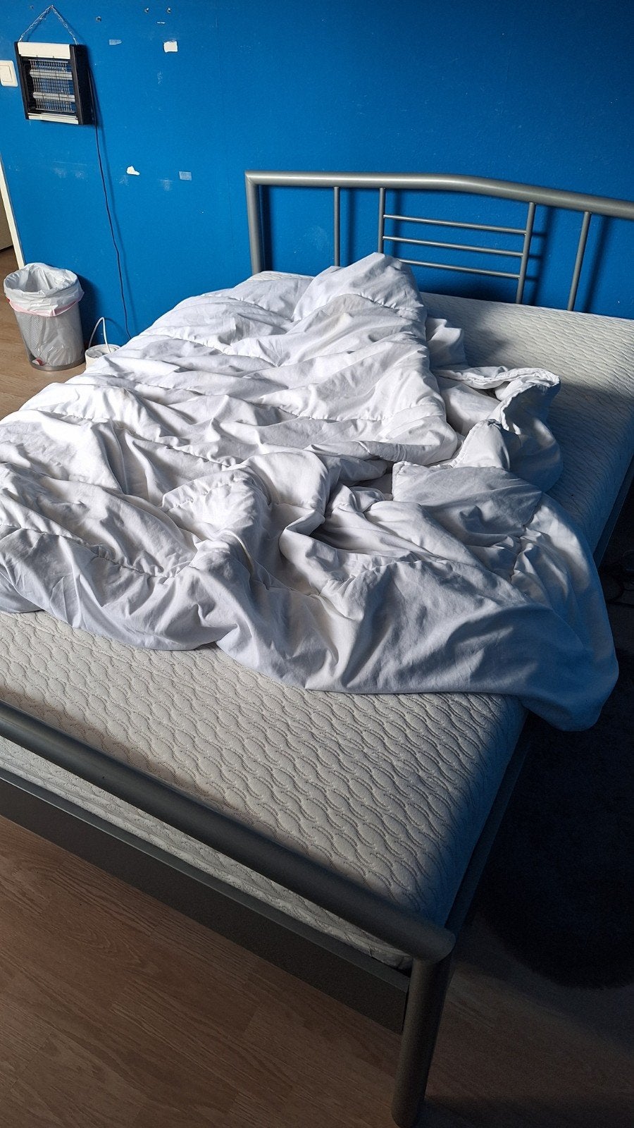 Bed 1.40m zonder matras, Ophalen, Gebruikt, Tweepersoons, 140 cm