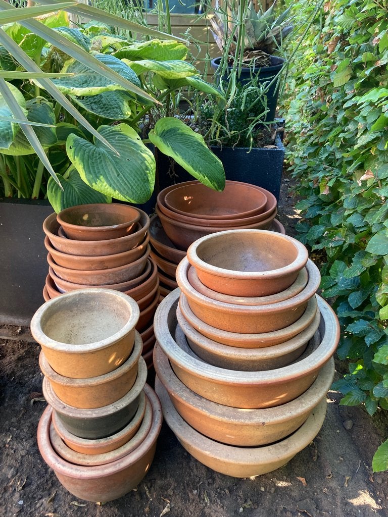 AARDEWERK SCHALEN EN POTTEN, Ophalen, Steen, Minder dan 30 cm, Minder dan 60 cm