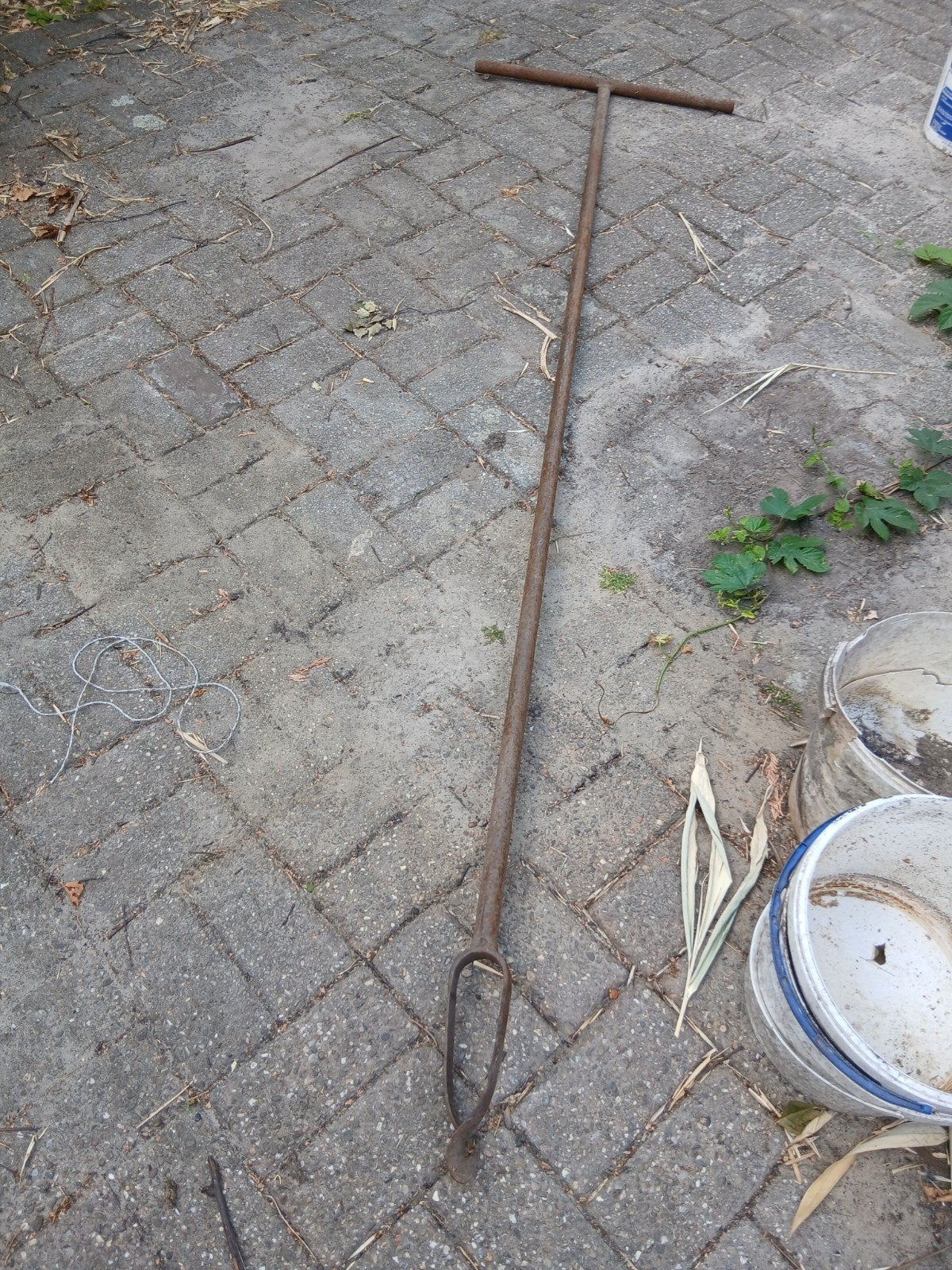 palenboor , 2.25 m extra lang voor palen schutting etc, Tuin en Terras, Hand-tuingereedschap, Ophalen