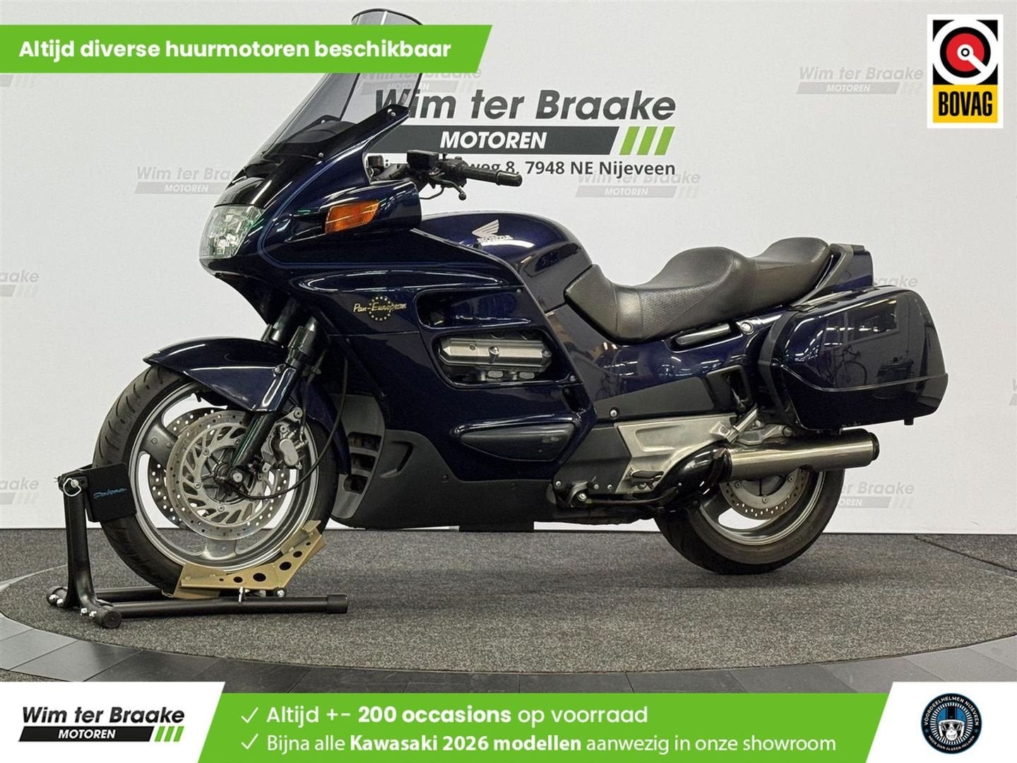 Honda ST 1100 Pan European (bj 1995) 101,201 km, HONDA, 4 cilinders, Motorrijbewijs A, Bedrijf