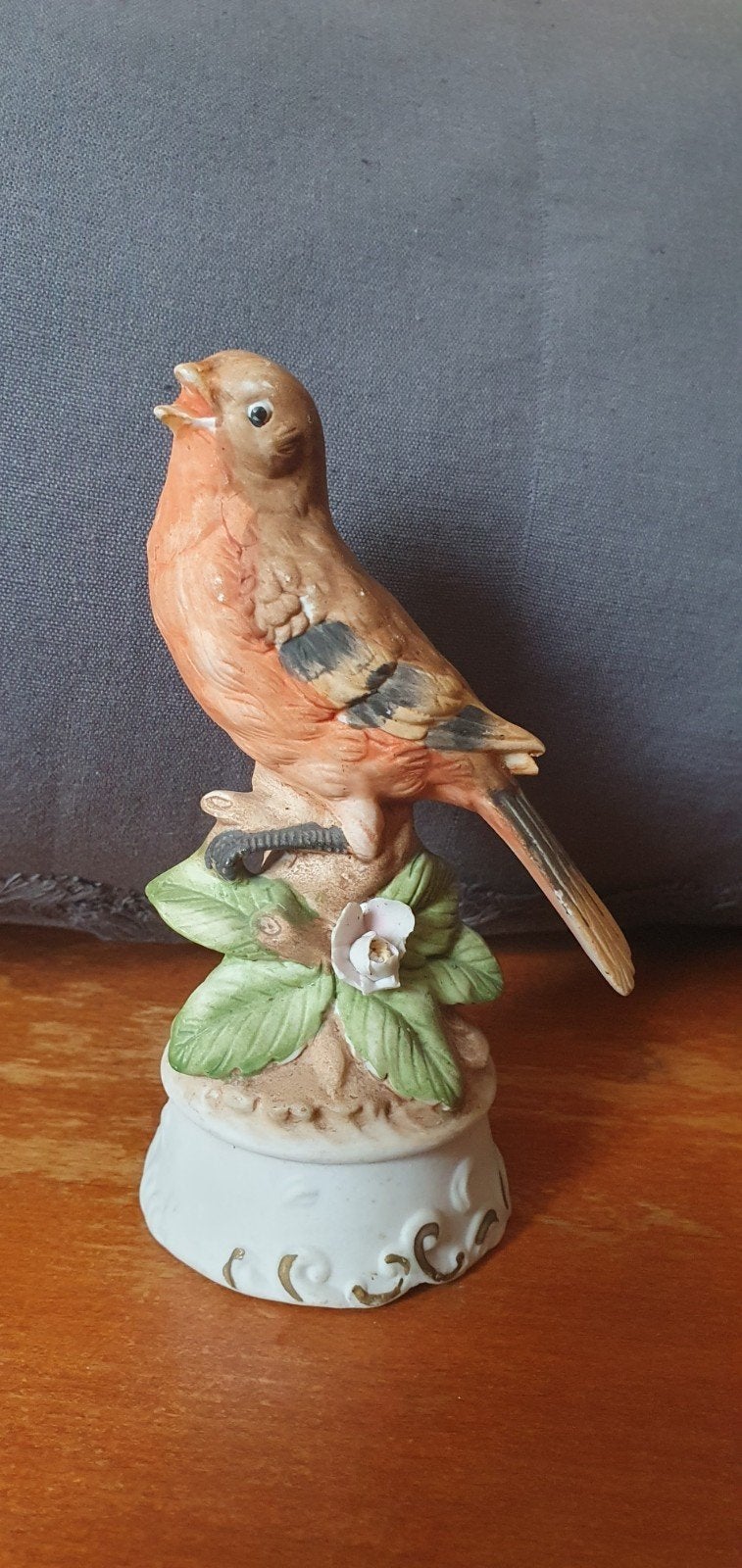 Vogel beeldje. Italiaanse aardewerk. Decoratief ., Ophalen of Verzenden