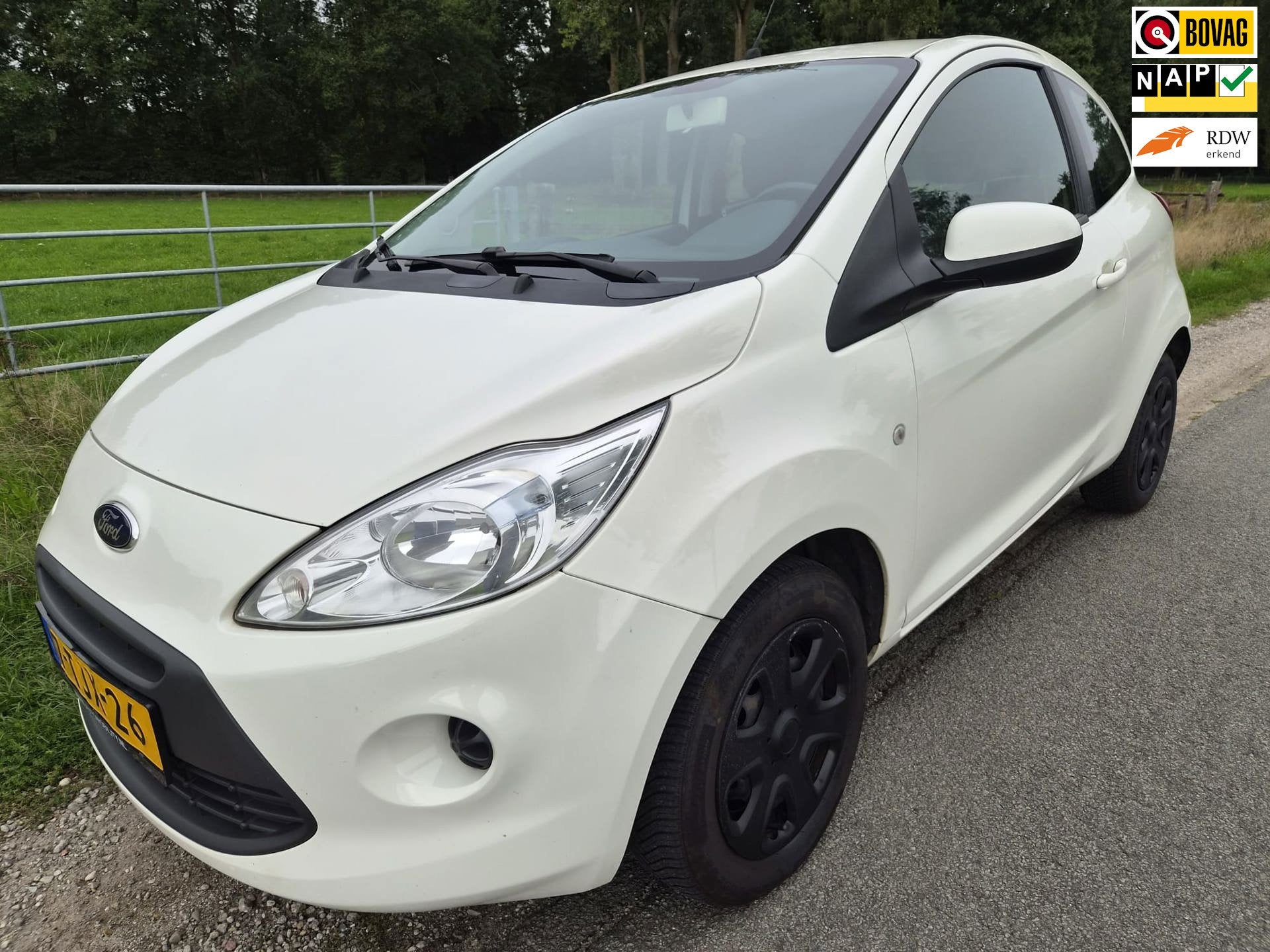 Ford Ka 1.2 Style start/stop airco rijd kei goed, Voorwielaandrijving, Stof, Gebruikt, 4 cilinders