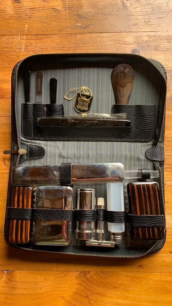 Vintage heren reis set , nieuw, Ophalen of Verzenden