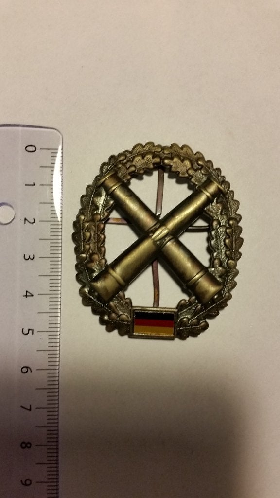 Baretembleem Artillerie Duitsland, Verzenden, Landmacht, Duitsland, Embleem of Badge