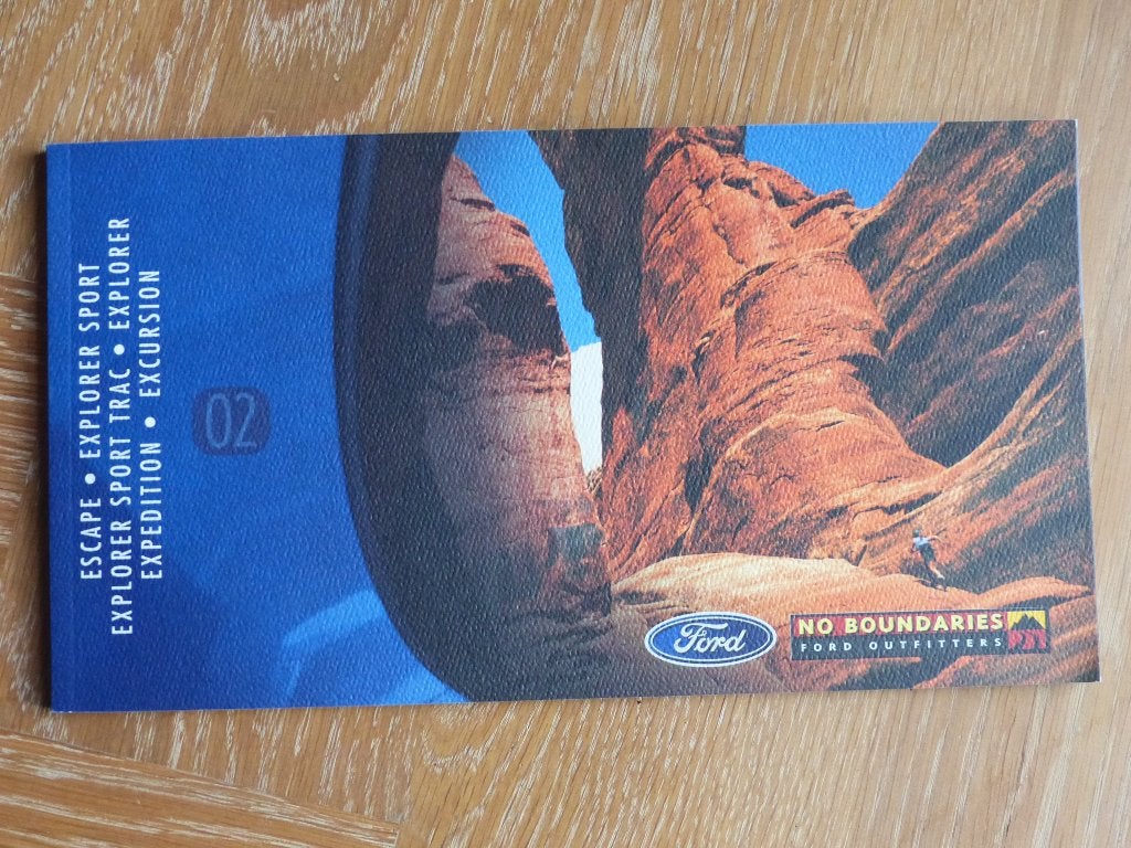 Ford USA Explorer  Expedition  Excursion etc 2002 brochure, Verzenden, Zo goed als nieuw, Ford