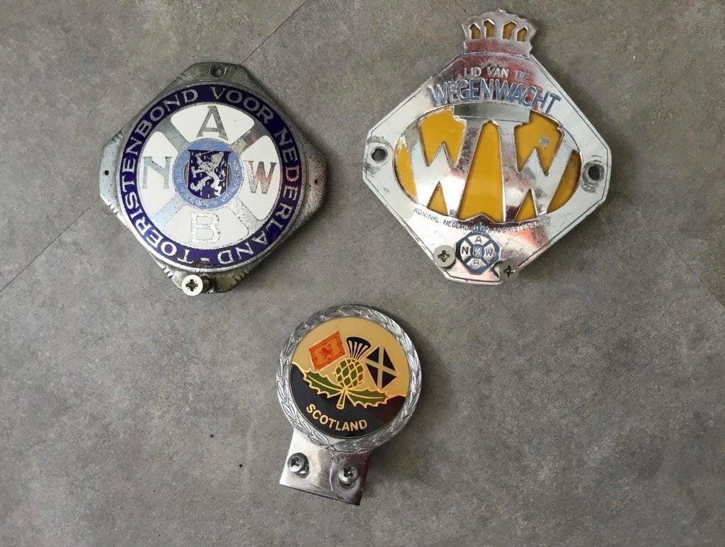 autobadges, autoschildjes, Ophalen of Verzenden