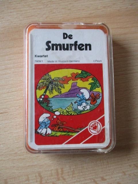 Smurfen kwartetspel  Ass  oud!, Ophalen of Verzenden, Zo goed als nieuw