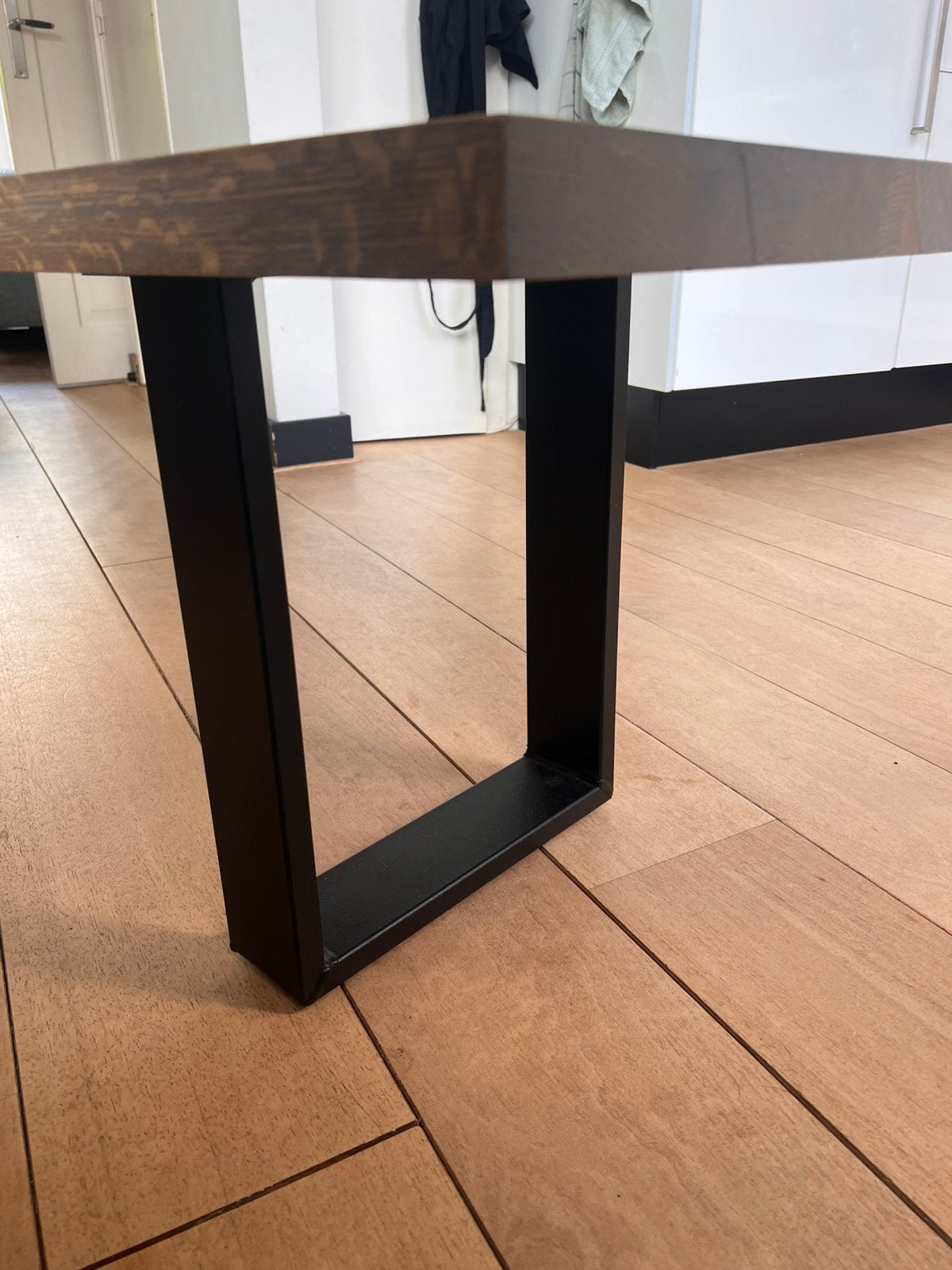 Bankje voor aan tafel 200x40x48cm (lxbxh), Ophalen, 100 tot 150 cm, 50 tot 100 cm, Zo goed als nieuw