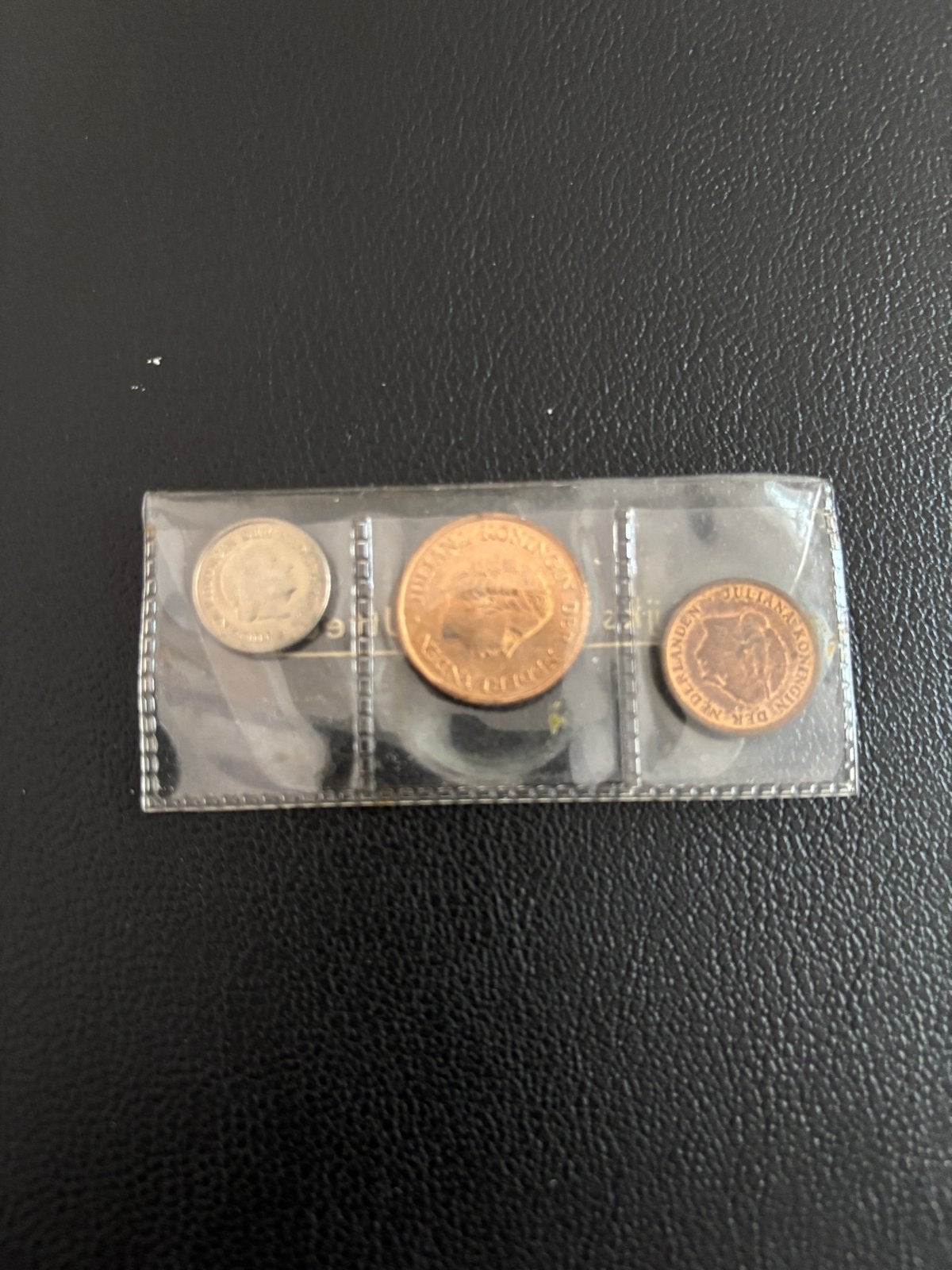 Muntenset Juliana 1974: 1, 5 en 10 cent, Ophalen of Verzenden, Koningin Juliana, Overige waardes, Setje