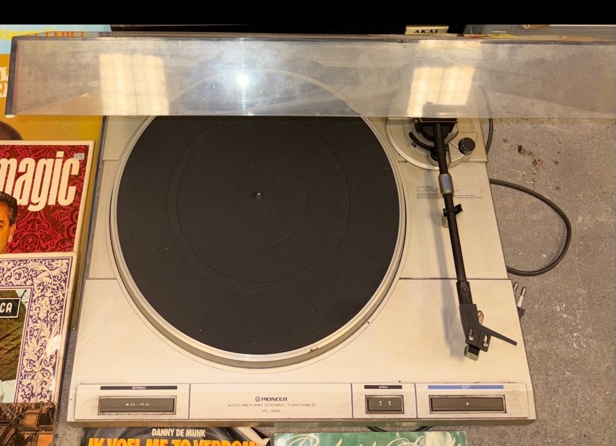 Pioneer PL-340 Automatische Platenspeler, Audio, Tv en Foto, Platenspelers, Ophalen, Automatisch, Zo goed als nieuw, Pioneer