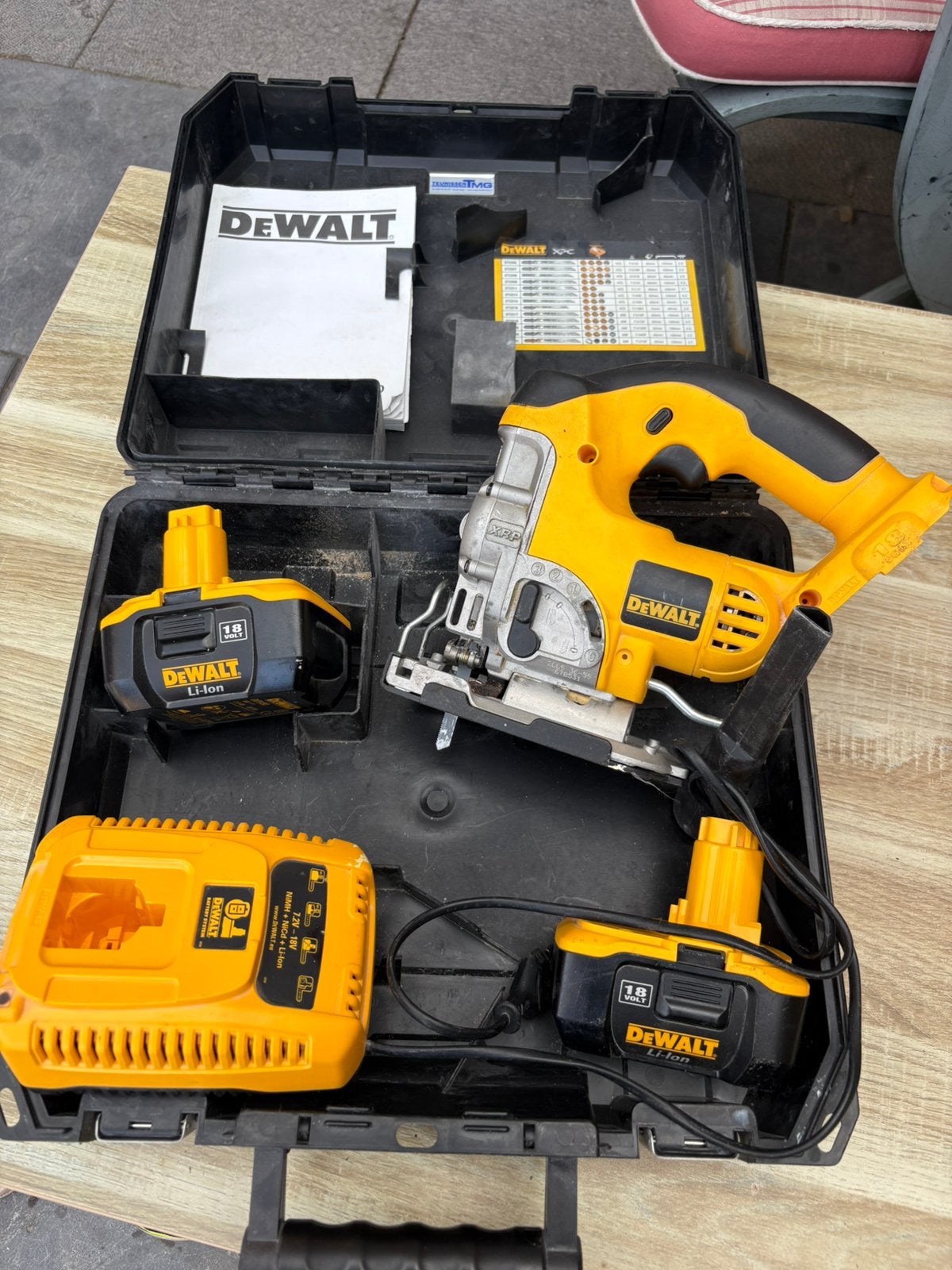 DeWalt decoupeerzaag, Ophalen, Zo goed als nieuw, Boormachine