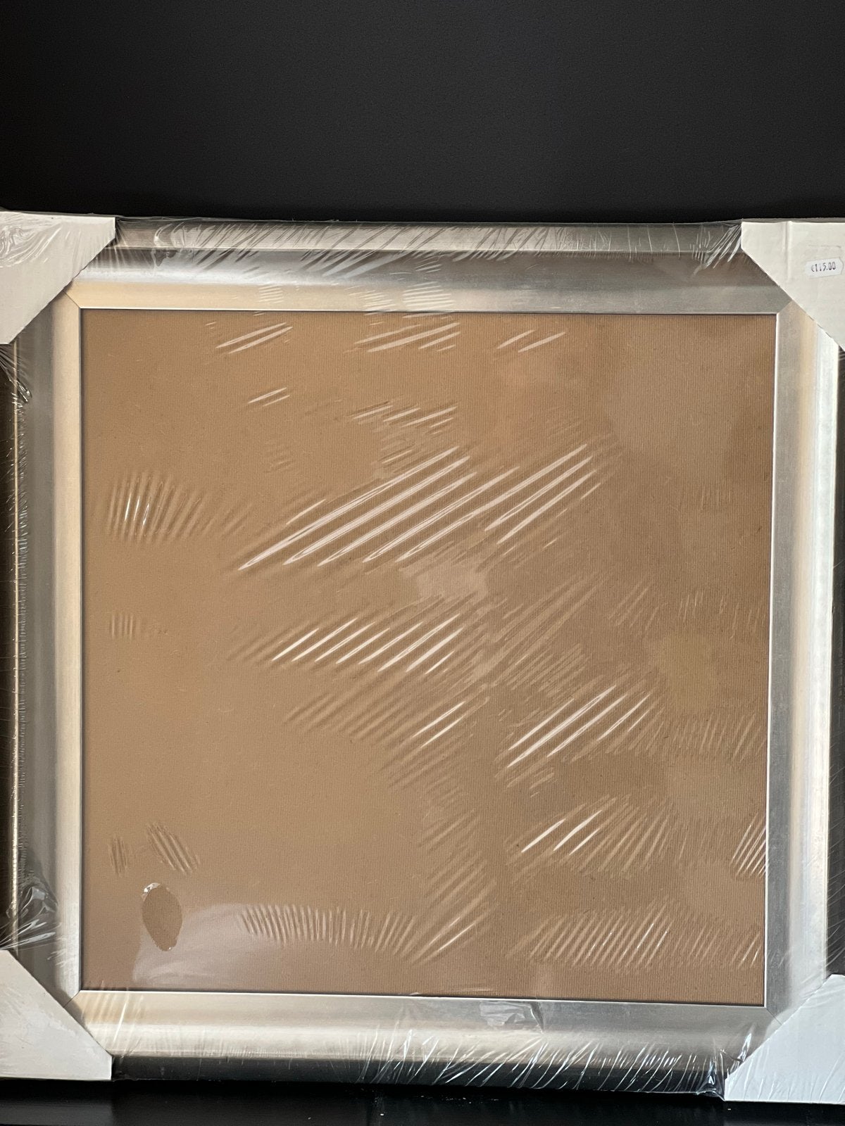 Fotolijst 50x50 cm - Zilverkleurig, Zilver, Met glas, Metaal, Nieuw