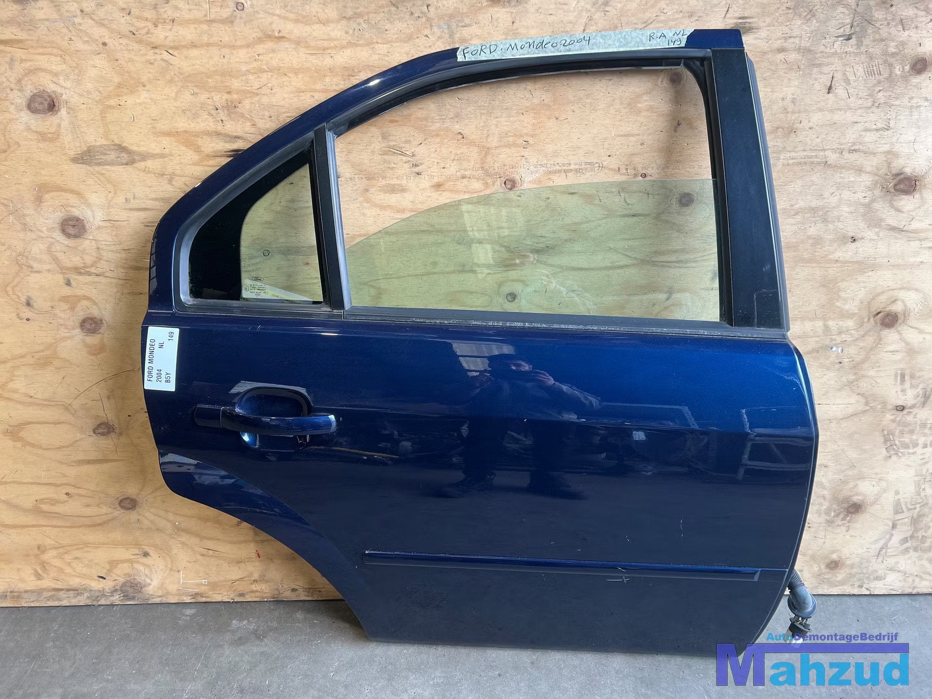 FORD MONDEO 3 Blauw E2 rechts achter deur portier 2000-2007, Gebruikt, Deur, Info@ford.com, Achter