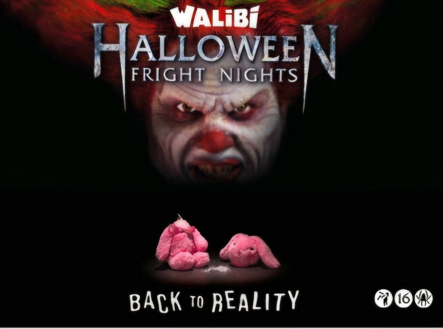 2 Walibi Holland frightnight tickets vrijdag 23 oktober 2026, Twee personen