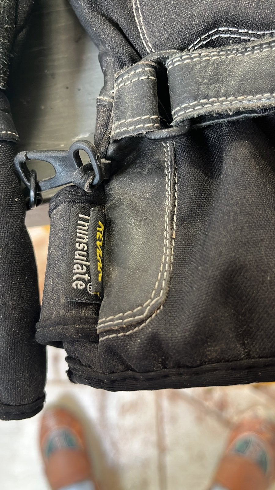 Thinsulate kevlar motor handschoenen maat L, Ophalen of Verzenden, Tweedehands, Handschoenen