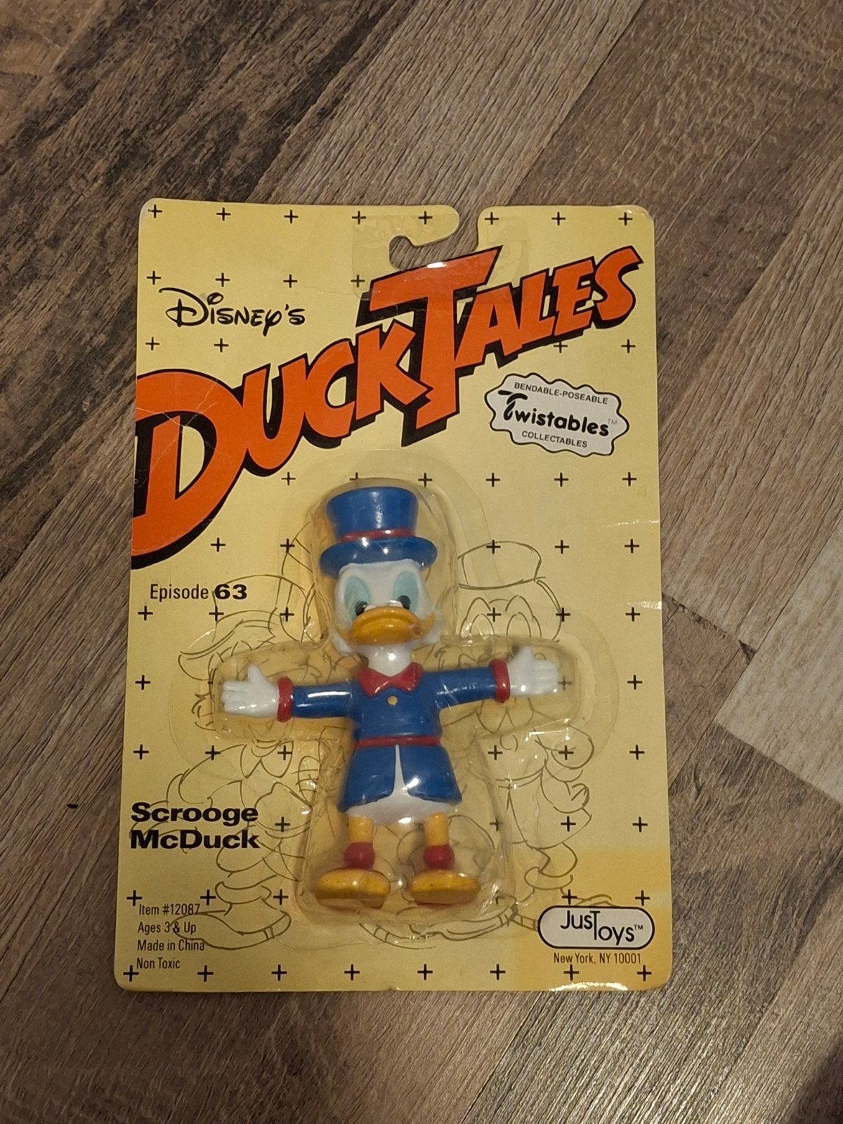 Dagobert Duck Uncle Scrooge Ducktales vintage jaren 90, Ophalen of Verzenden, Donald Duck, Nieuw, Beeldje of Figuurtje