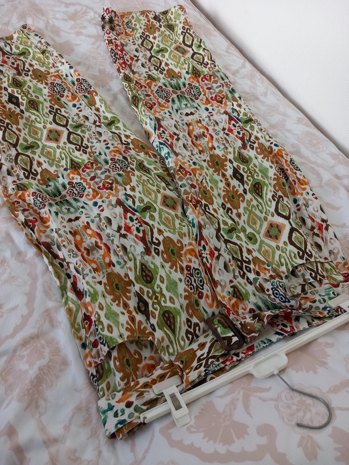 zerres 46 viscose broek, Meerkleurig, Maat 46/48 (XL) of groter, Ophalen of Verzenden, Zo goed als nieuw