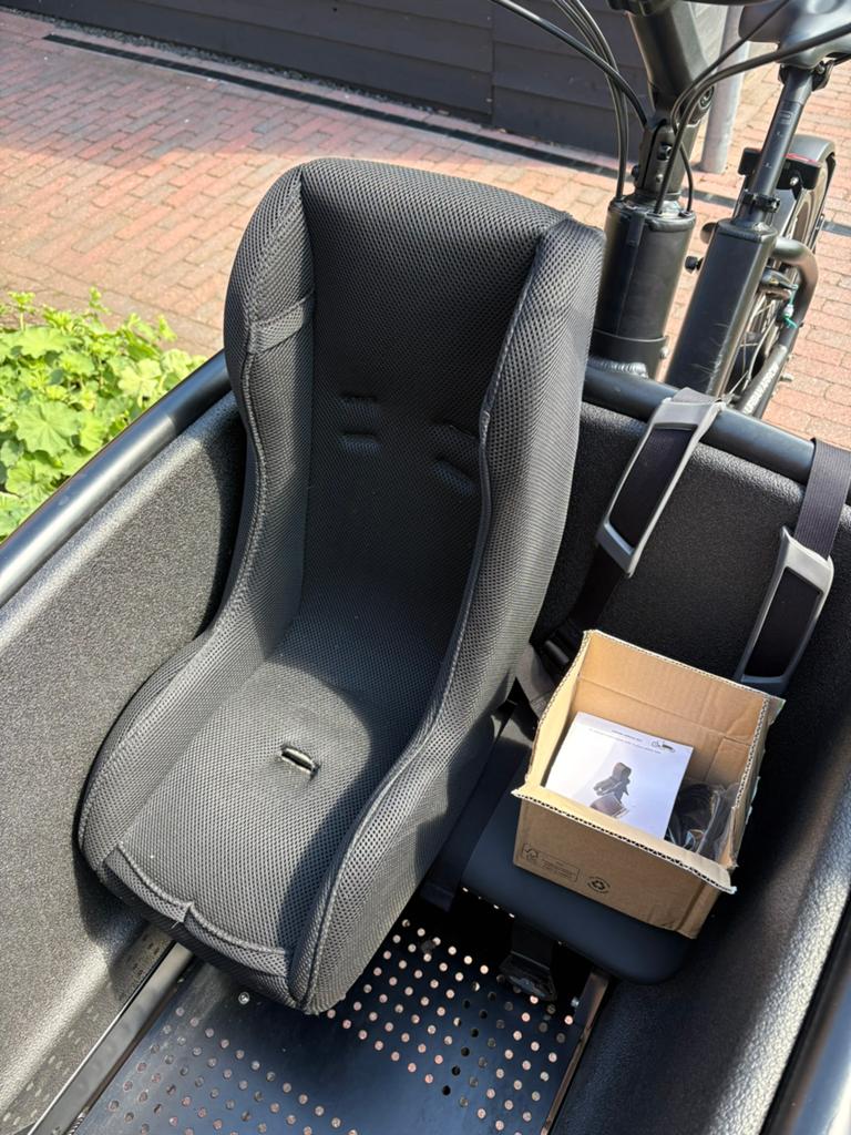 Fietsstoel bakfiets, Ophalen, Gebruikt