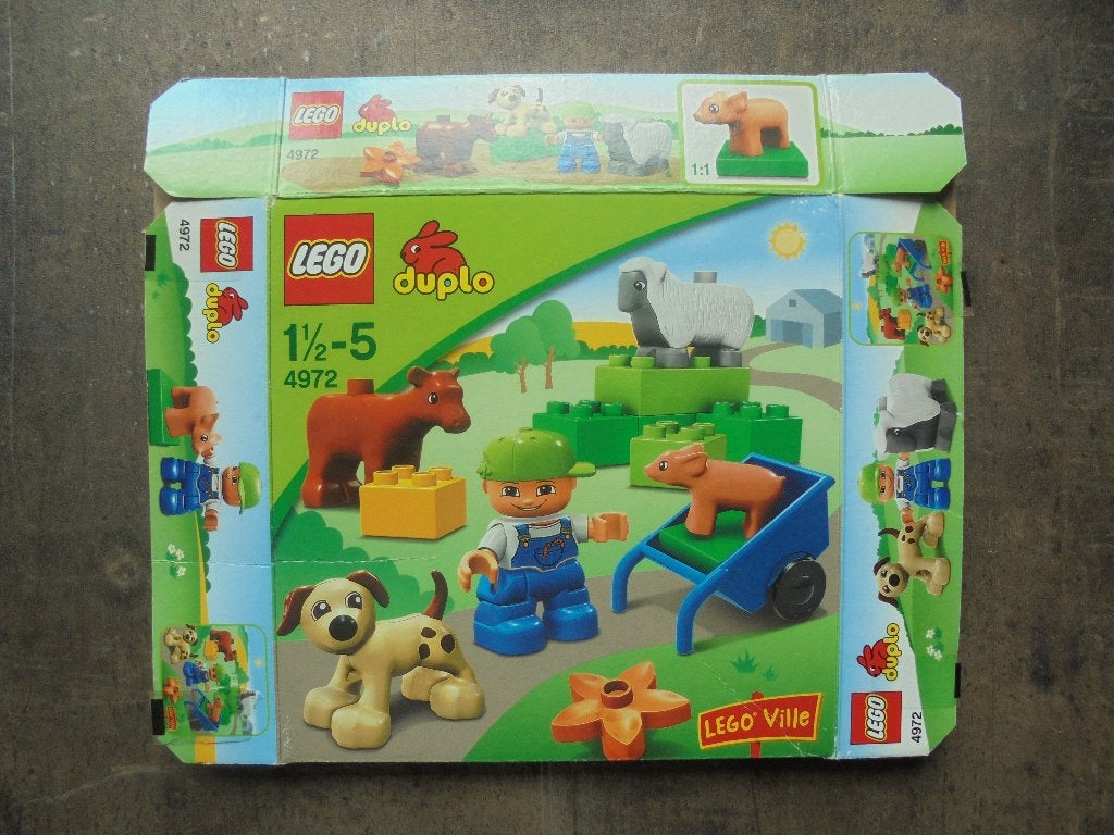 Lego Duplo Box 4972 (zie foto's), Ophalen of Verzenden, Gebruikt, Duplo