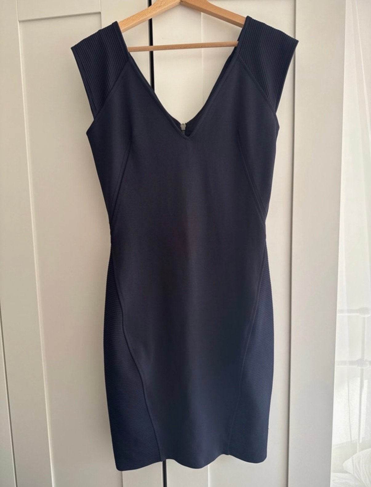French Connection Navy Blauwe Jurk Maat 40, Ophalen of Verzenden, Zo goed als nieuw, Maat 38/40 (M), Blauw