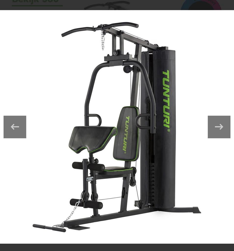 Tunturi Krachtstation H20 - fitness powerstation, Ophalen, Zo goed als nieuw, Armen, Krachtstation