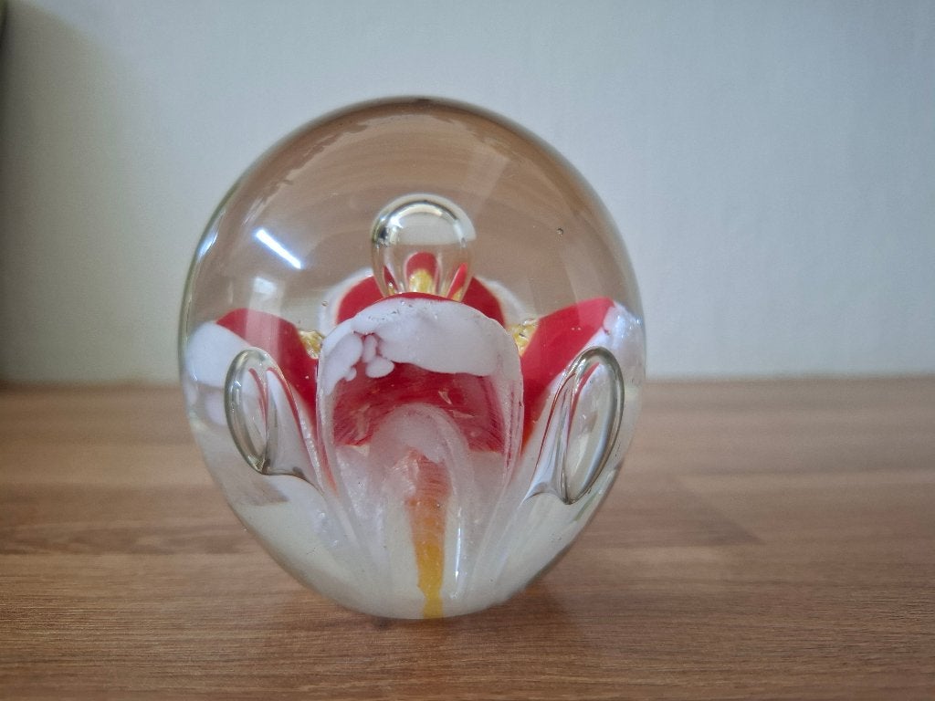 Kleurrijke glazen presse-papier, Ophalen of Verzenden