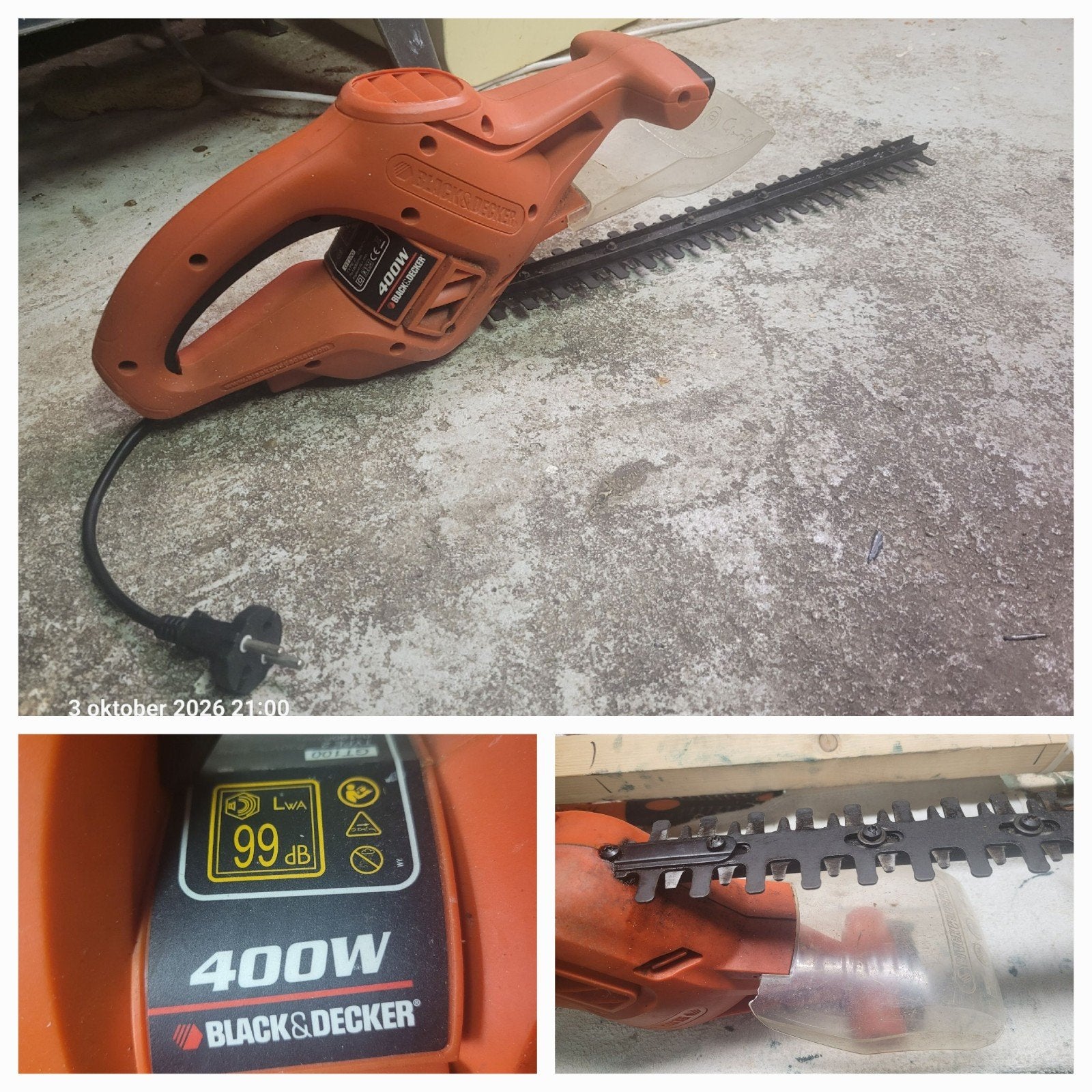 heggenschaar Black & Decker, Ophalen, Gebruikt, Elektrisch