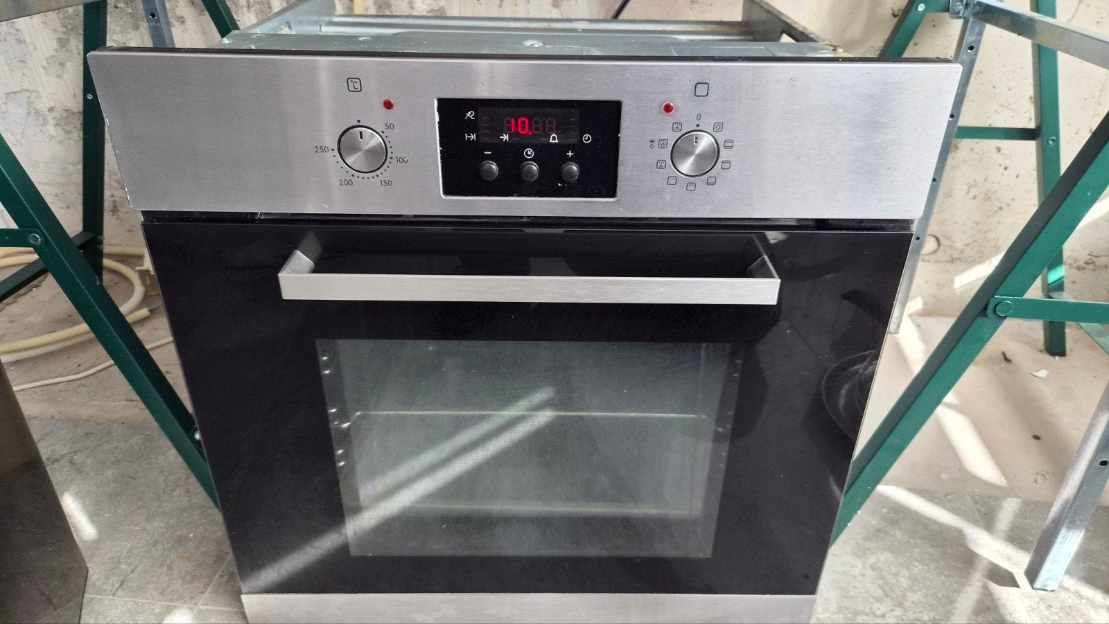 Ikea Inbouw oven - Zilver/Zwart, Ophalen, Hete lucht, Heteluchtoven, Inbouw