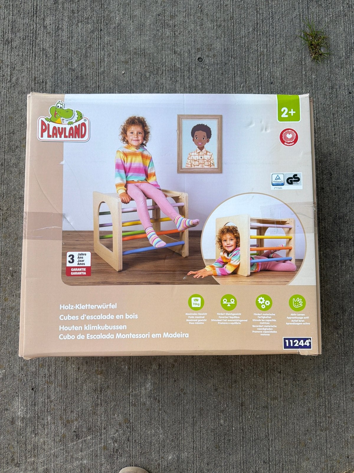 Nieuw Playland Montessori Houten Klimkubus voor Kinderen, Ophalen, Nieuw, Ontdekken