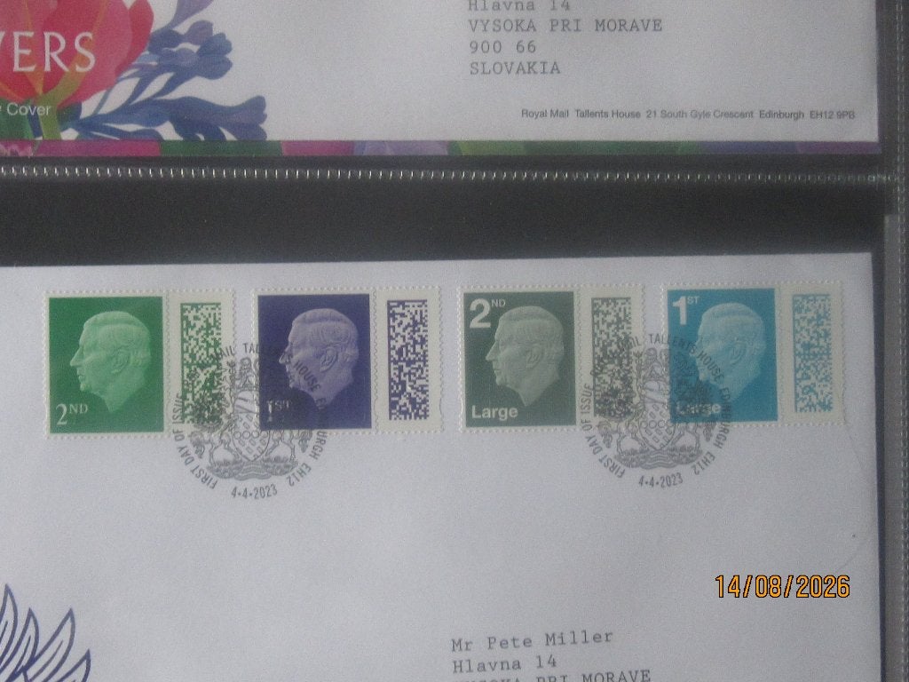 Nico Engeland Mi 5167/71 gestempeld 2023, Ophalen of Verzenden, Gestempeld