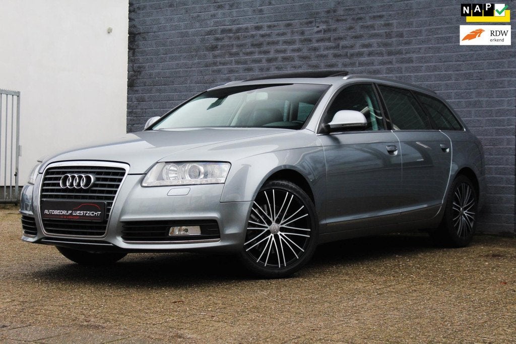 Audi A6 Avant 2.0 TFSI Automaat, Leder, Navigatie, Trekhaak, Auto's, Audi, Gebruikt, Zwart, 4 cilinders, 1984 cc