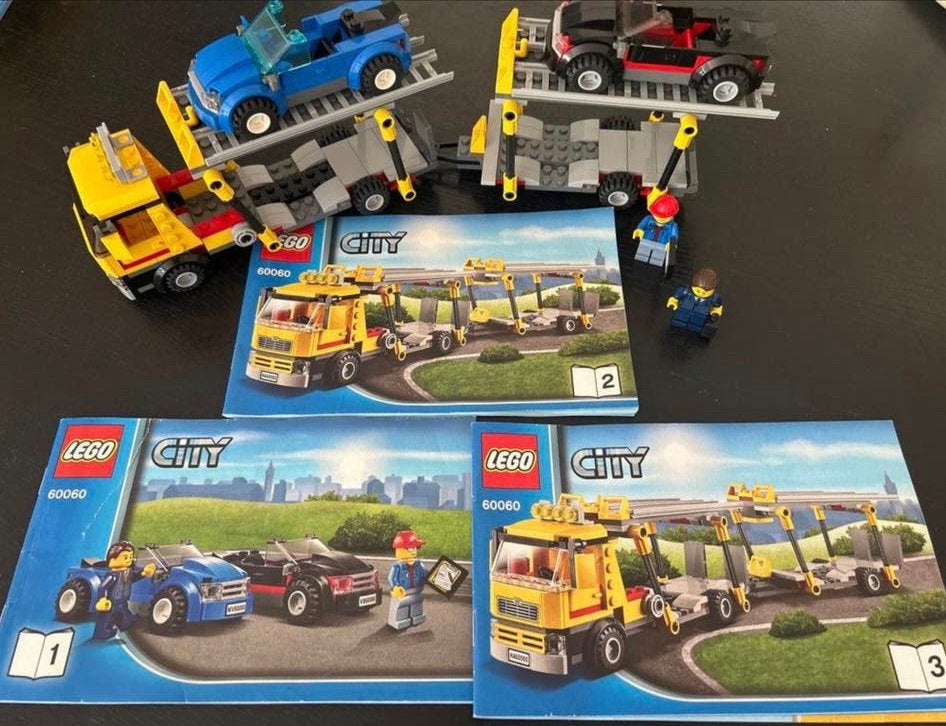 Lego City 60060 Auto Transporter met instructies, Lego, Ophalen of Verzenden, Compleet, Complete set