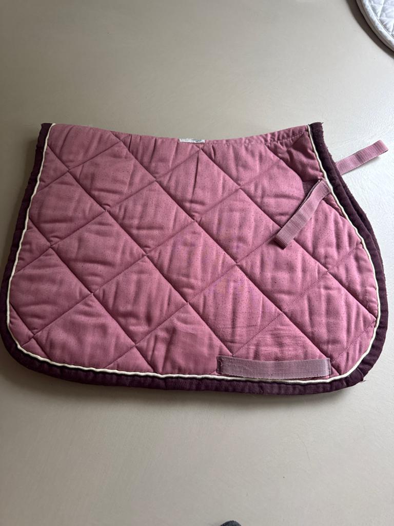 Heel leuk zadeldekje shetlander roze, Gebruikt, Shetlander/Mini, Dressuurdekje, Ophalen of Verzenden