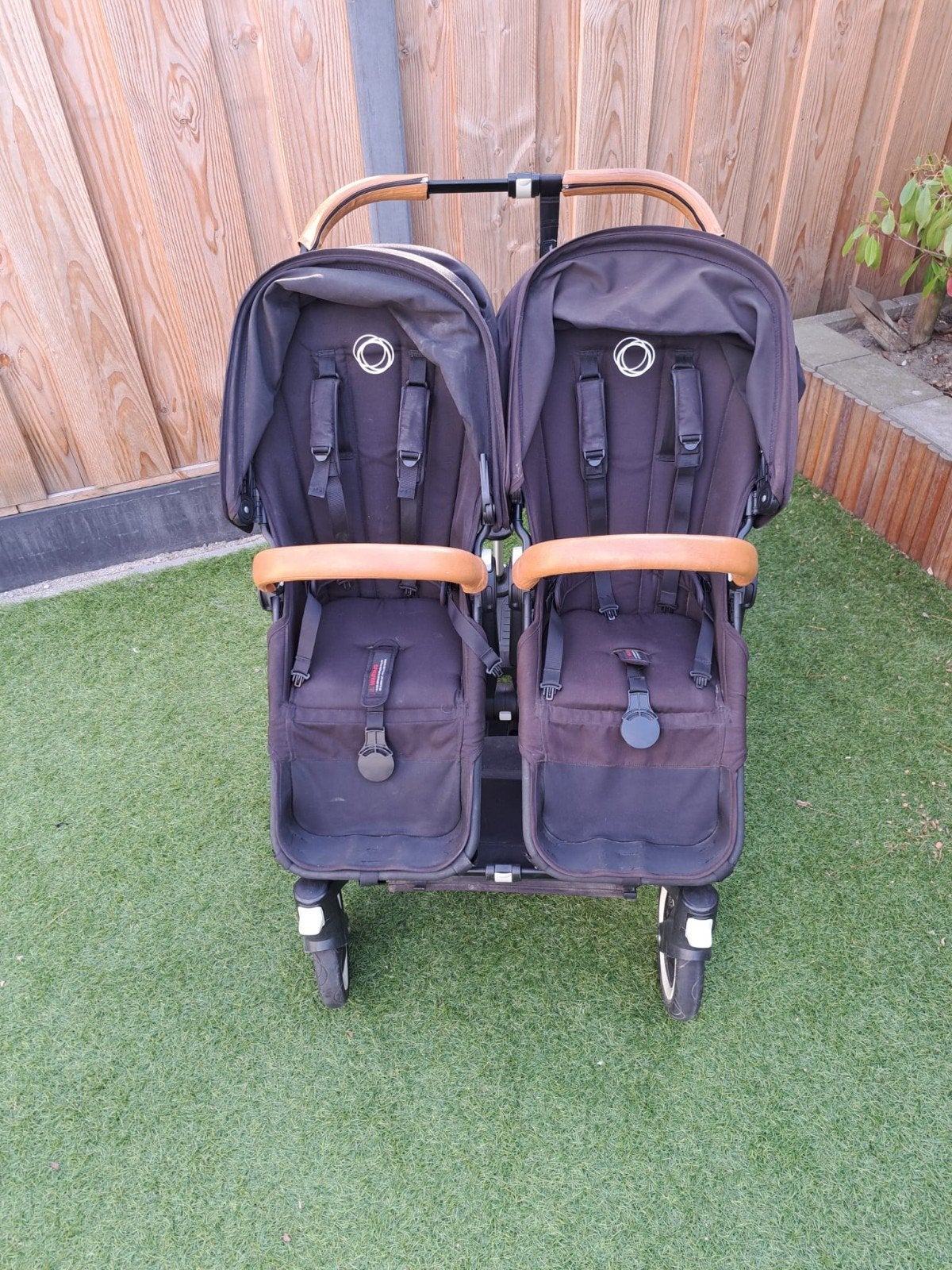 Gave Bugaboo Donkey - duo wandelwagen mét extra's, Ophalen of Verzenden, Gebruikt, Kinderwagen of Buggy