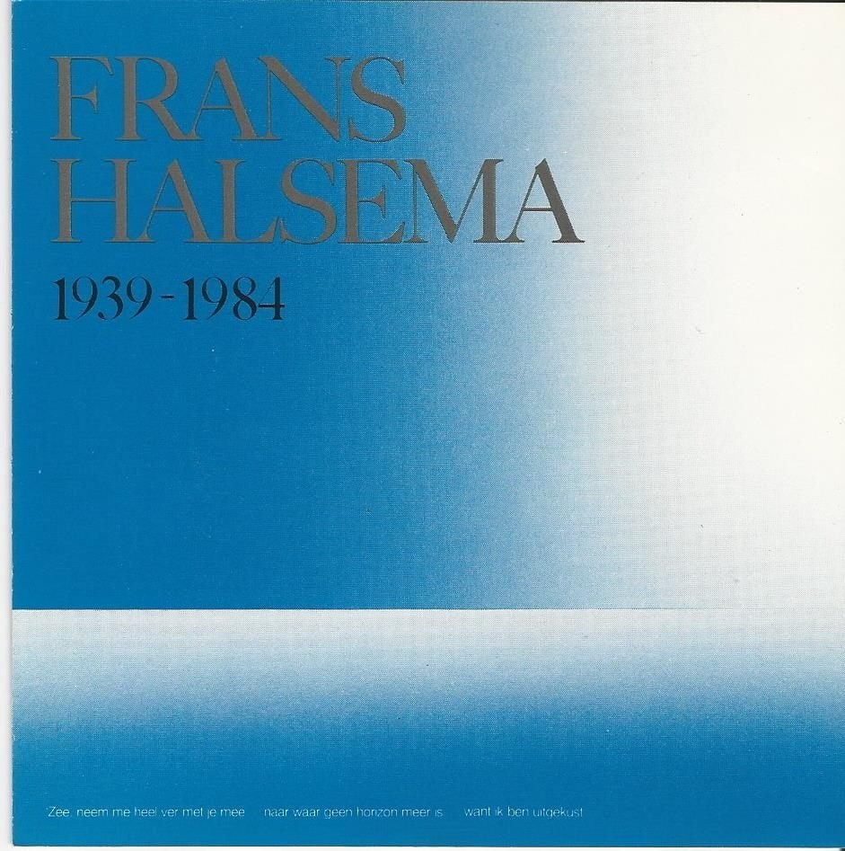 Frans Halsema - 1939 -1984 = 3,99, Ophalen of Verzenden, Zo goed als nieuw, Cabaret of Kleinkunst