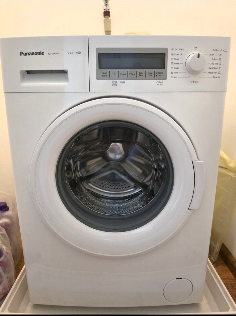 Panasonic NA-147VC6 7kg wasmachine, Witgoed en Apparatuur, Wasmachines, Ophalen, Gebruikt, 85 tot 90 cm, 1200 tot 1600 toeren