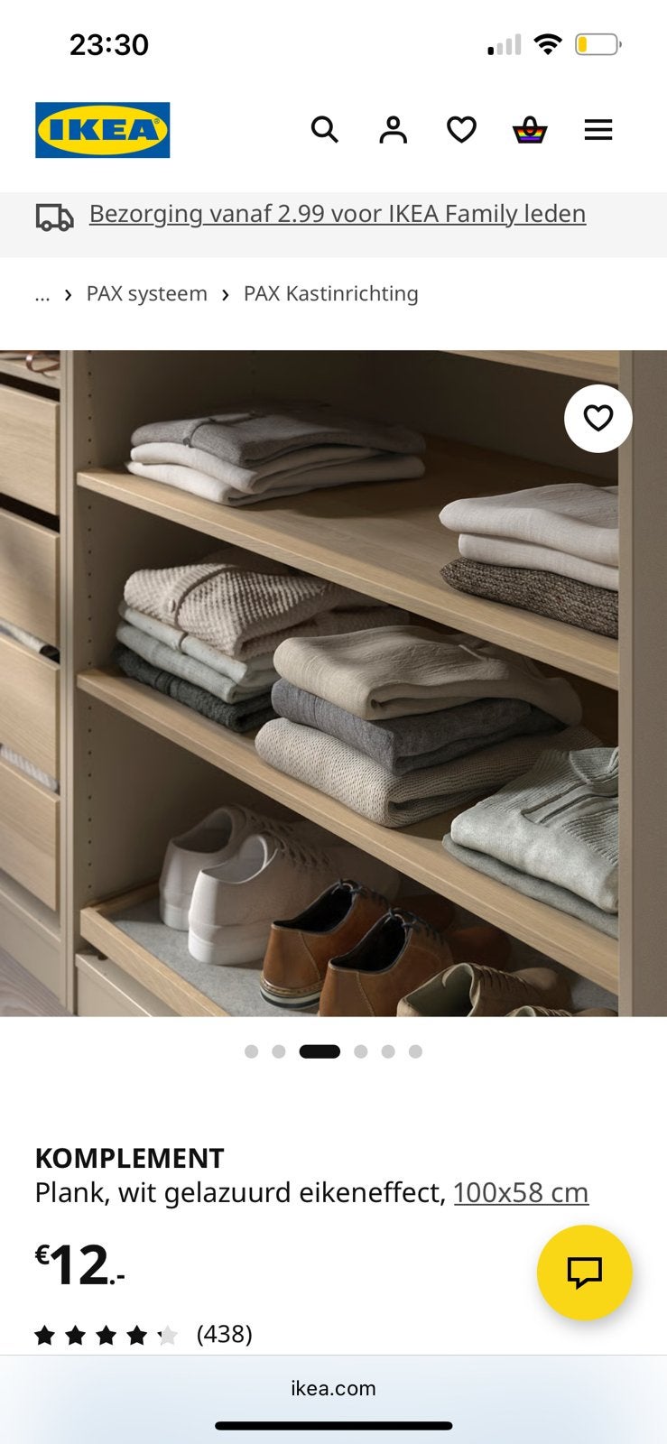 4 Planken IKEA 100x58 cm, Ophalen of Verzenden, Zo goed als nieuw