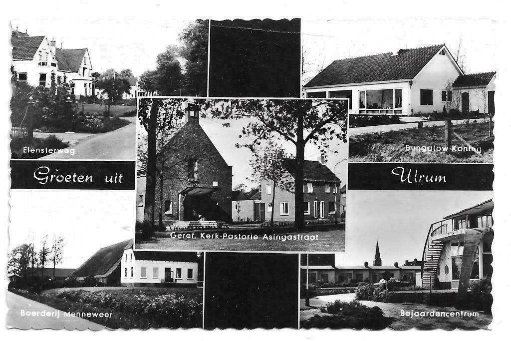 AK Ultrum - Groeten uit.....Elensterweg, Verzenden, 1960 tot 1980, Gelopen, Groningen